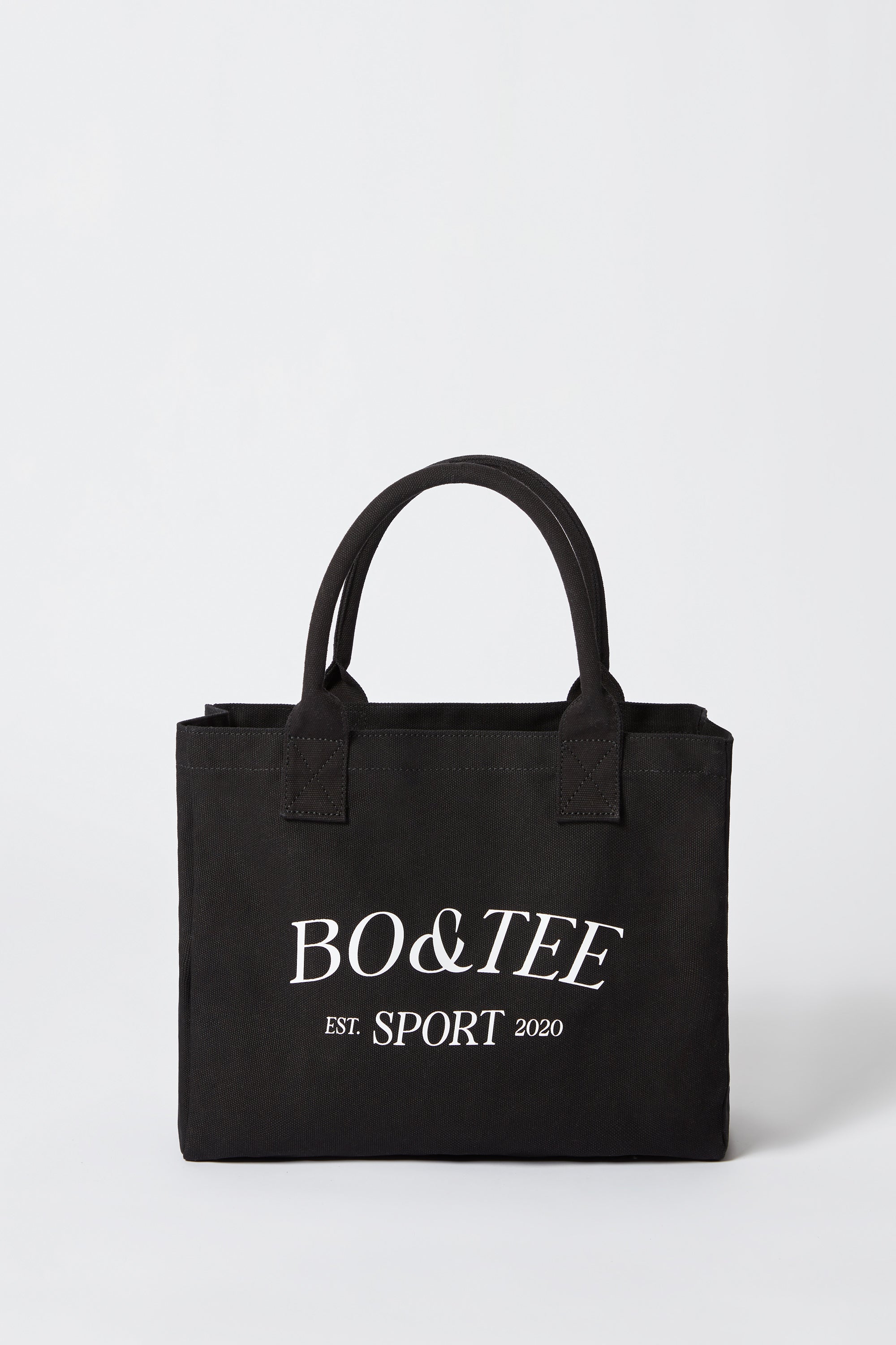 Sport Small Canvas Tote Bag in Black